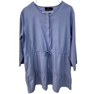Pomander‎ Place Tuckernuck Chambray Blue Lucy Dress size L